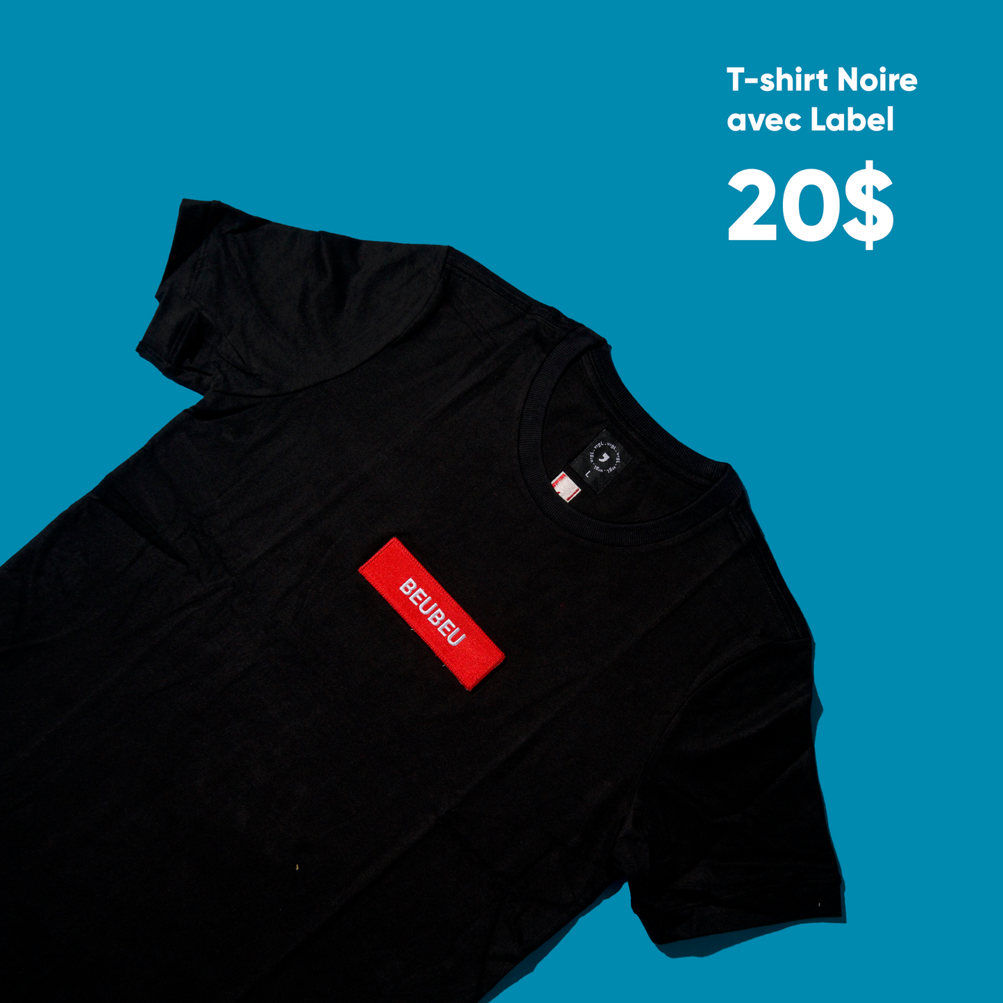 T-shirt with embroidery label VRGL™️