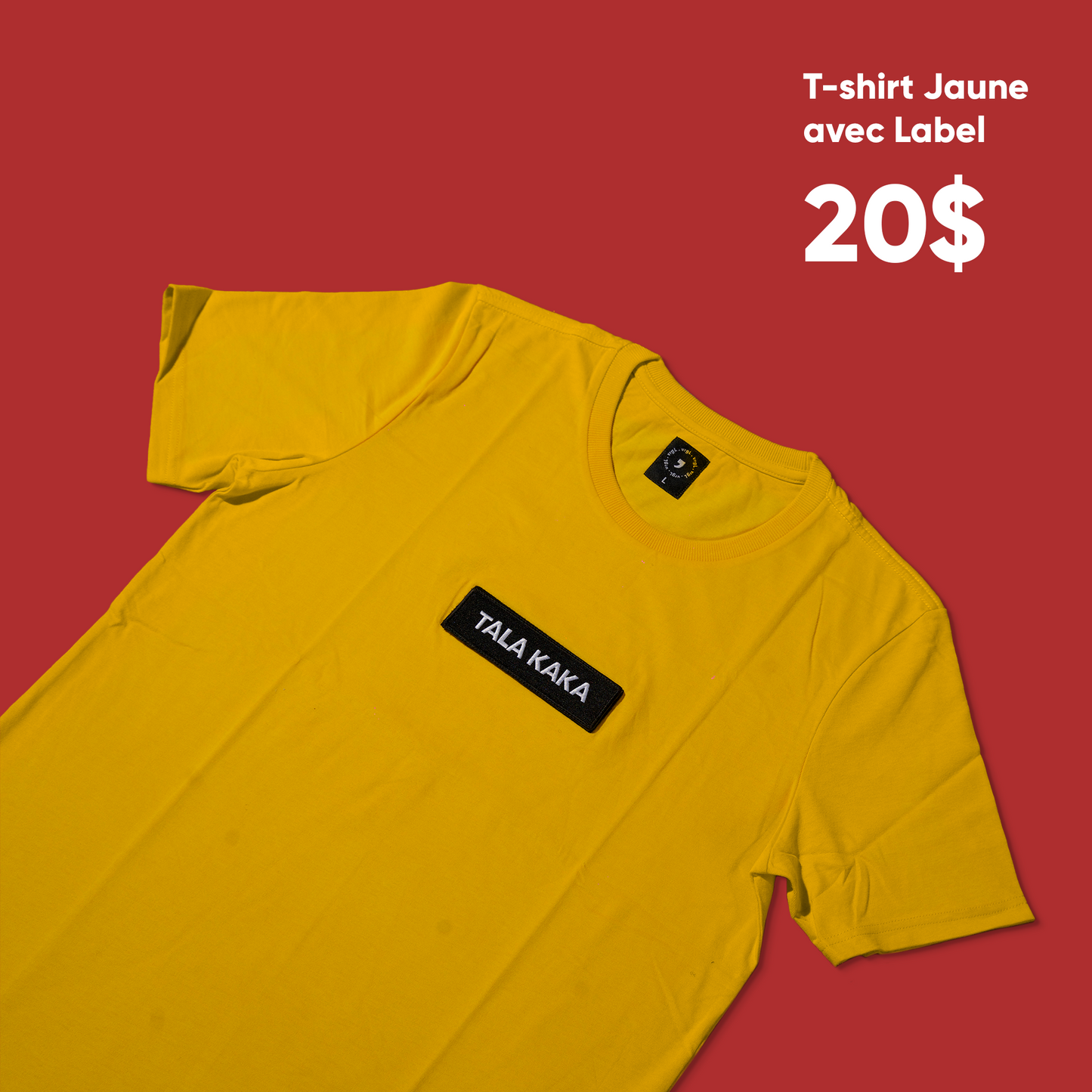 T-shirt with embroidery label VRGL™️