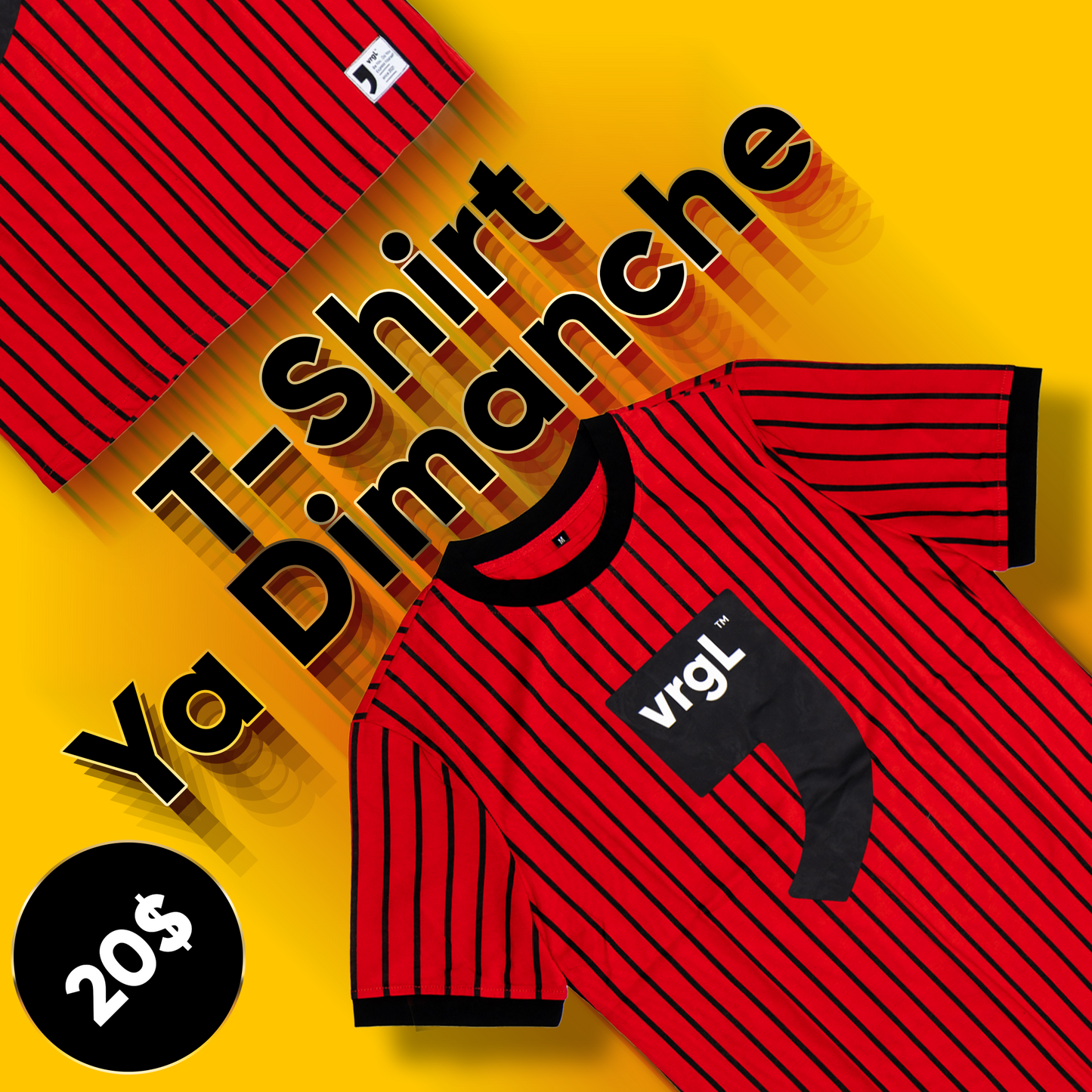 T-shirt ya dimanche VRGL™️